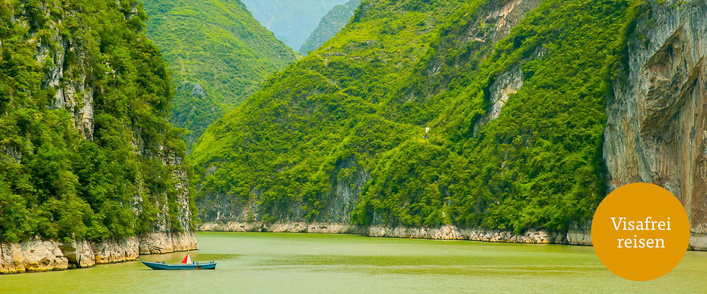 Poetische Landschaften mit Yangtze-Kreuzfahrt