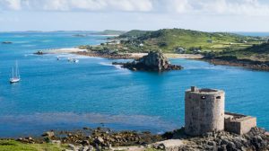 Cromwell Castle Tresco und Bryher, Isles of Scilly, Cornwall, England