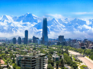 Skyline von Santiago de Chile in Chile | Gebeco