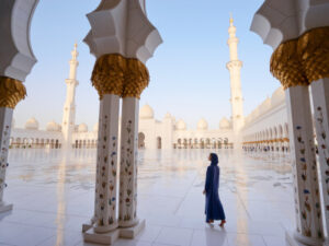 Scheich-Zayid-Moschee in Abu Dhabi in den Vereinigten Arabischen Emiraten | Gebeco