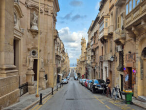 Straßenzug von Valletta auf Malta | Gebeco