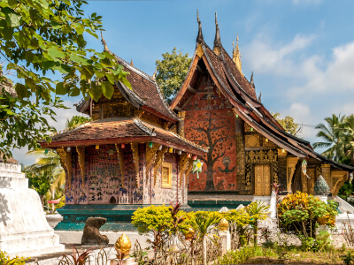 Der Wat Xieng Thong Tempel in Luang Prabang in Laos | Gebeco