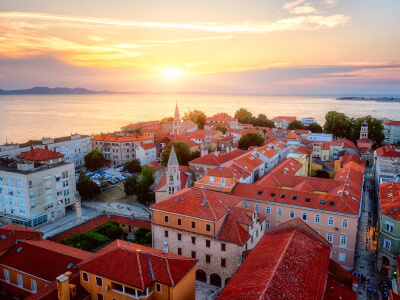 Blick auf die Altstadt von Zadar in Kroatien | Gebeco